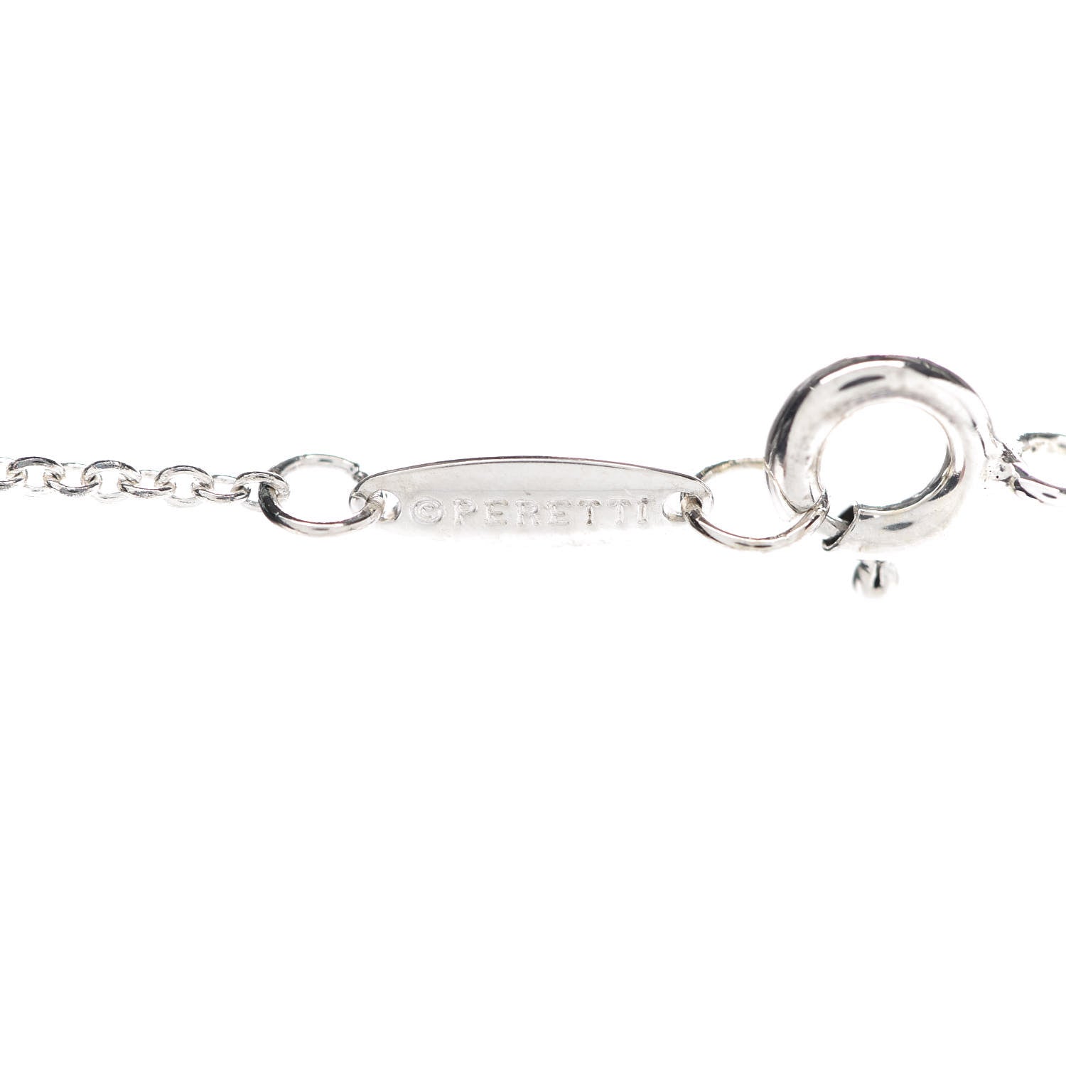 Tiffany Sterling Silver 22mm Elsa Peretti Teardrop Pendant Necklace 5 of 7