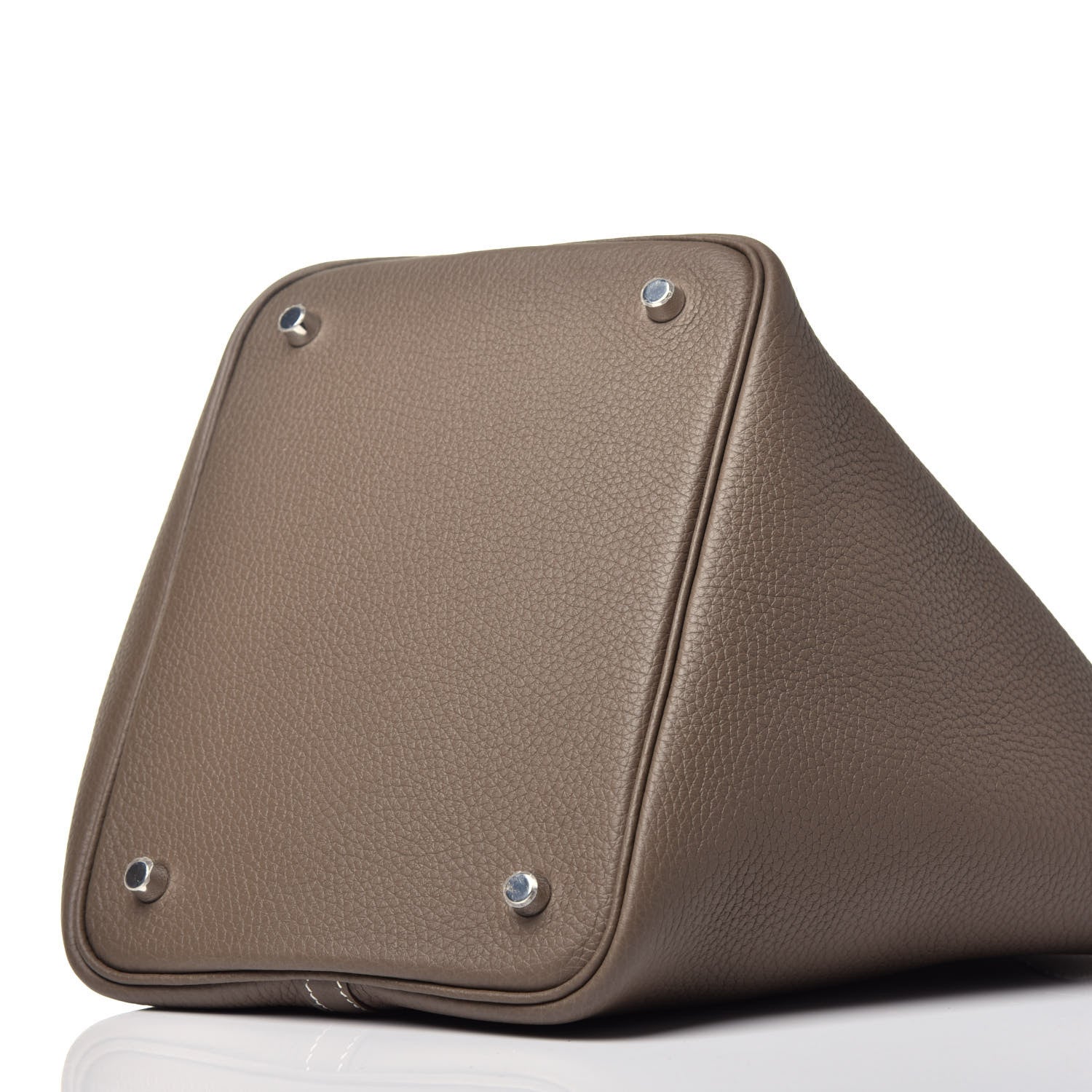 Hermes Taurillon Clemence Picotin Lock 22 MM Etoupe 8 of 8