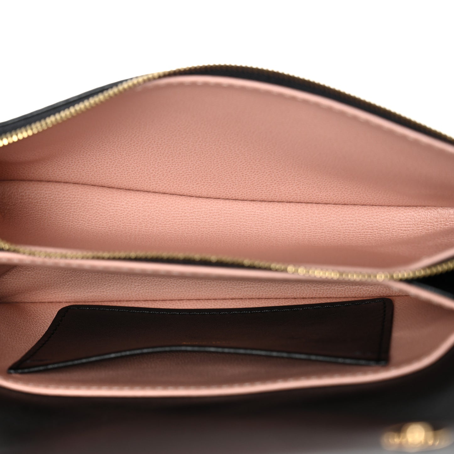 Lambskin Embossed Monogram Pochette Coussin Crossbody Black