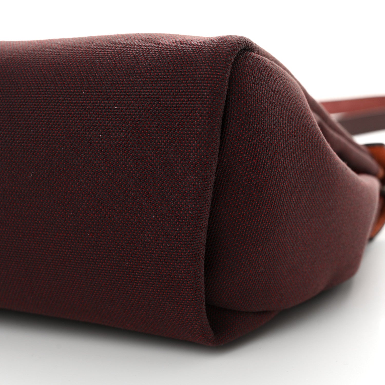 Hermes Military Toile Vache Hunter Herbag Zip 31 PM Chocolate Rouge Sellier Rouge H Cuivre 13 of 14