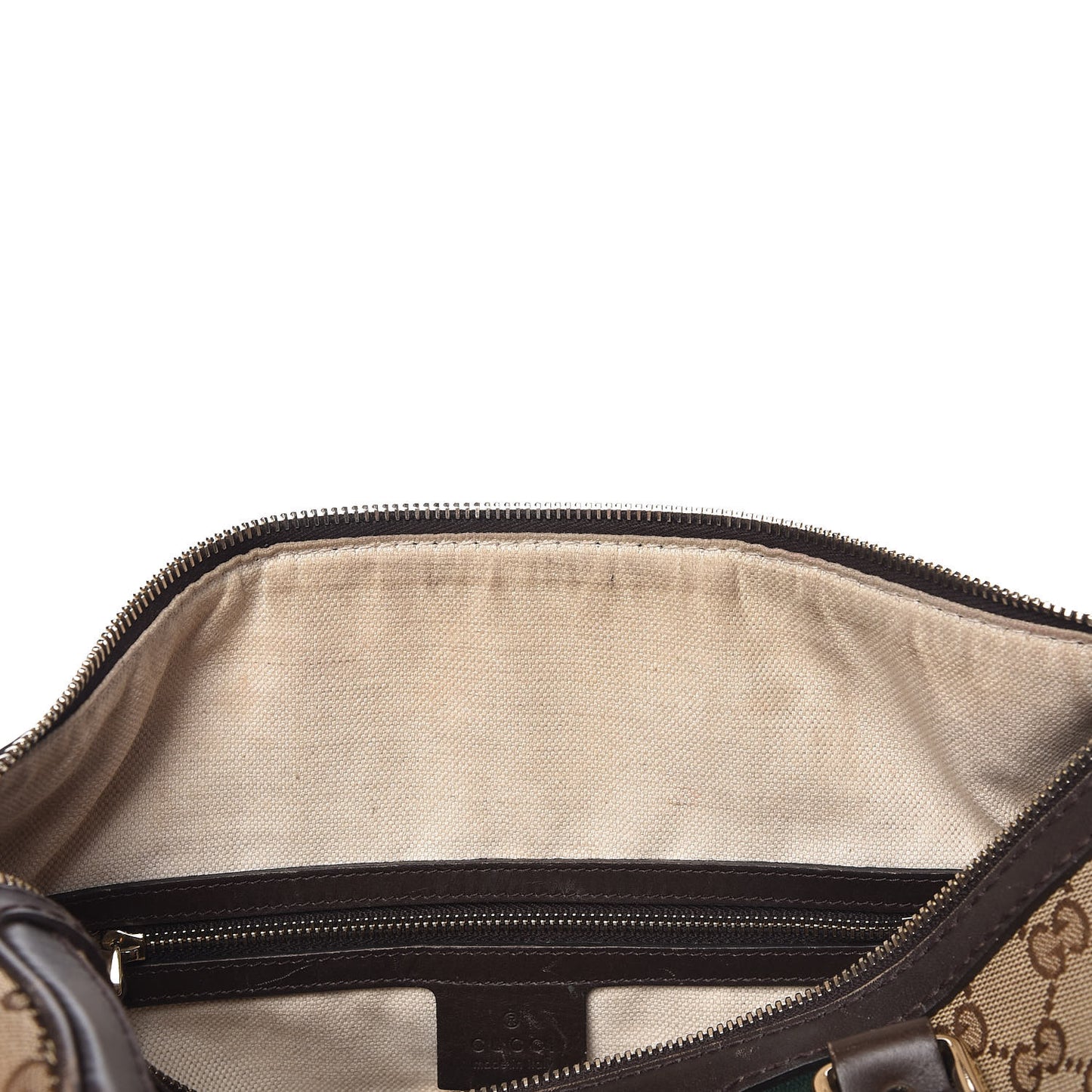 Monogram Vintage Web Medium Boston Dark Brown
