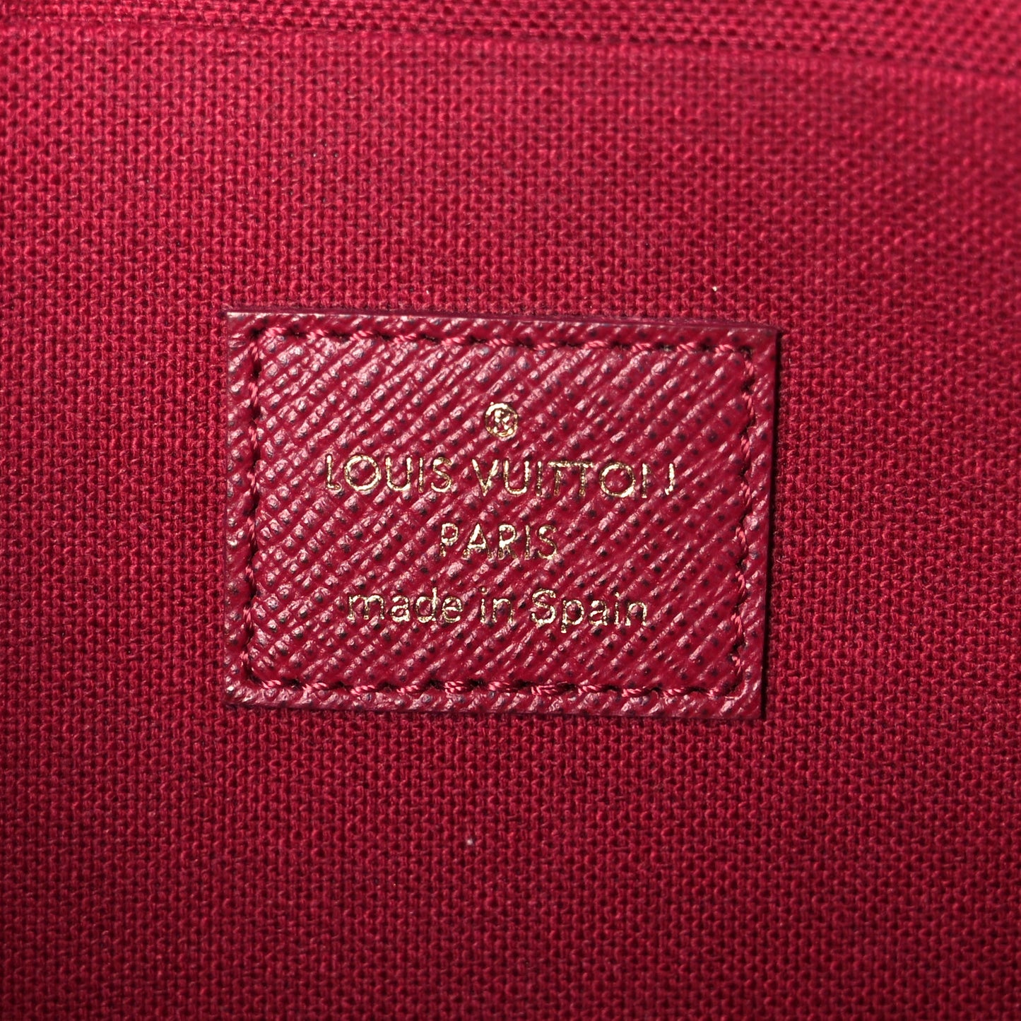 Monogram Pochette Felicie Chain Wallet Fuchsia