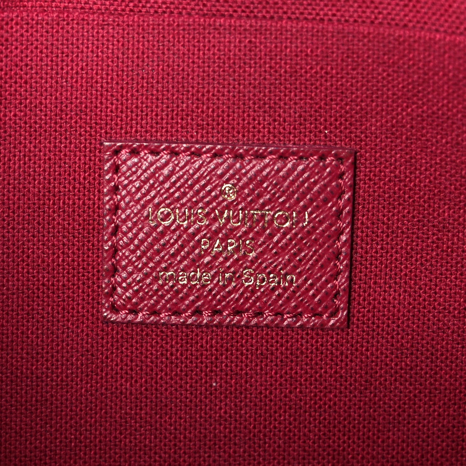 Louis Vuitton Monogram Pochette Felicie Chain Wallet Fuchsia 7 of 12