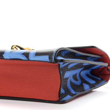 Burberry Calfskin Graffiti Print Small Macken Crossbody Bag Black 9 of 11