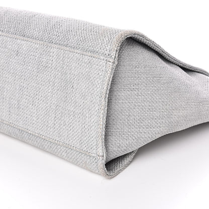 Chanel Canvas Deauville Large Tote Grey 9 of 10