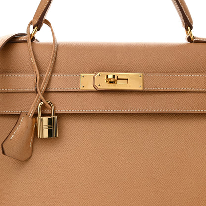 Hermes Courchevel Kelly Sellier 32 Naturelle 8 of 26