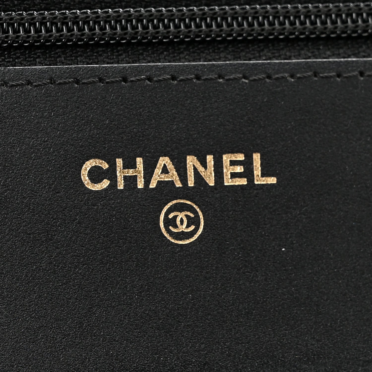 Chanel Caviar Chevron Quilted Boy Wallet On Chain WOC Black 6 of 14