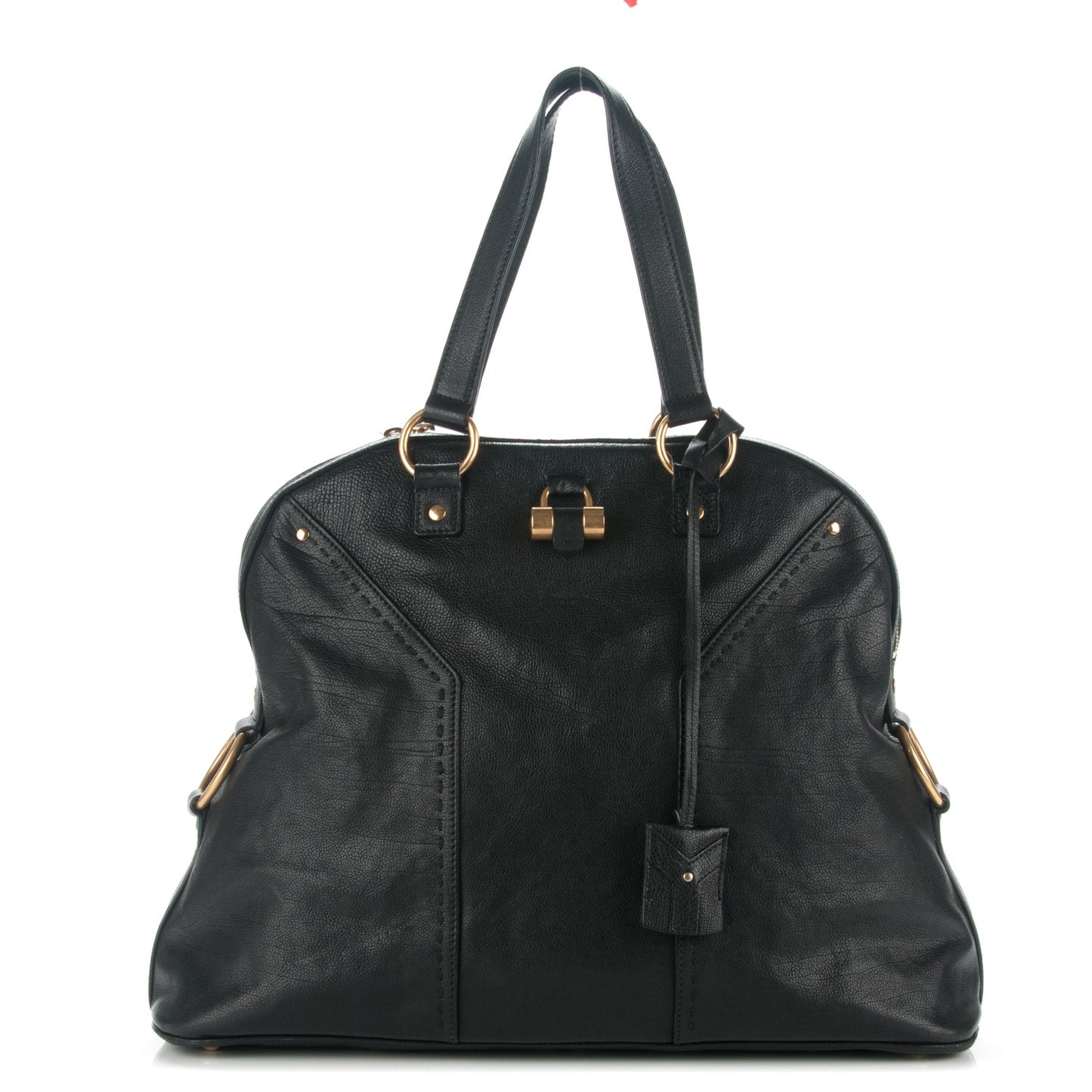 Calfskin Oversized Muse Black