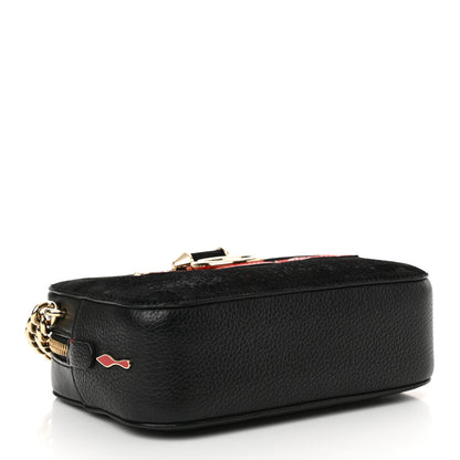 Christian Louboutin Suede Calfskin Love Rubylou Crossbody Black 4 of 13