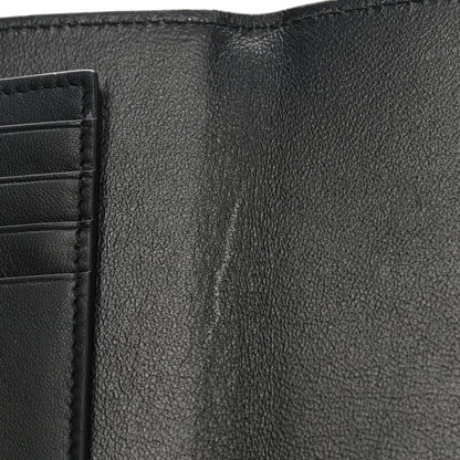 Saint Laurent Crocodile Embossed Passport Holder Black 8 of 8