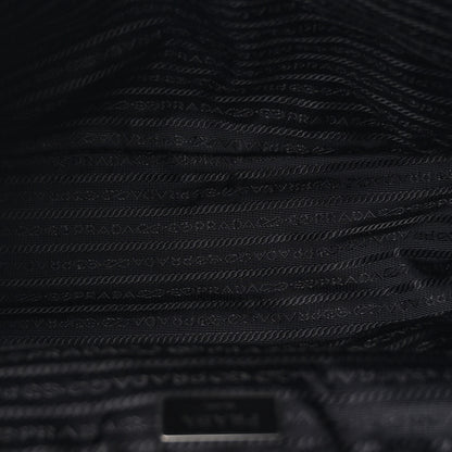 Prada Re-Nylon Saffiano Medium Backpack Blue Black 6 of 11