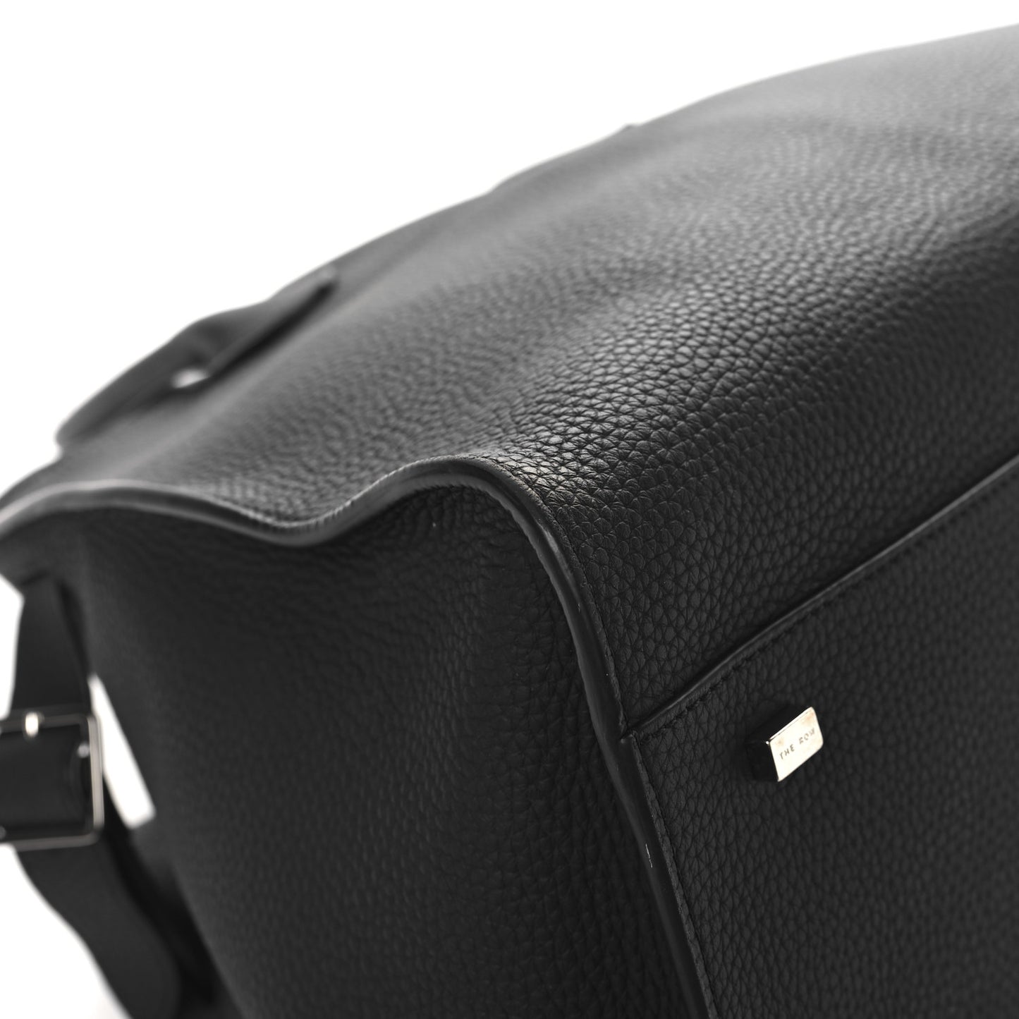 Matte Grained Calfskin Soft Margaux 15 Black