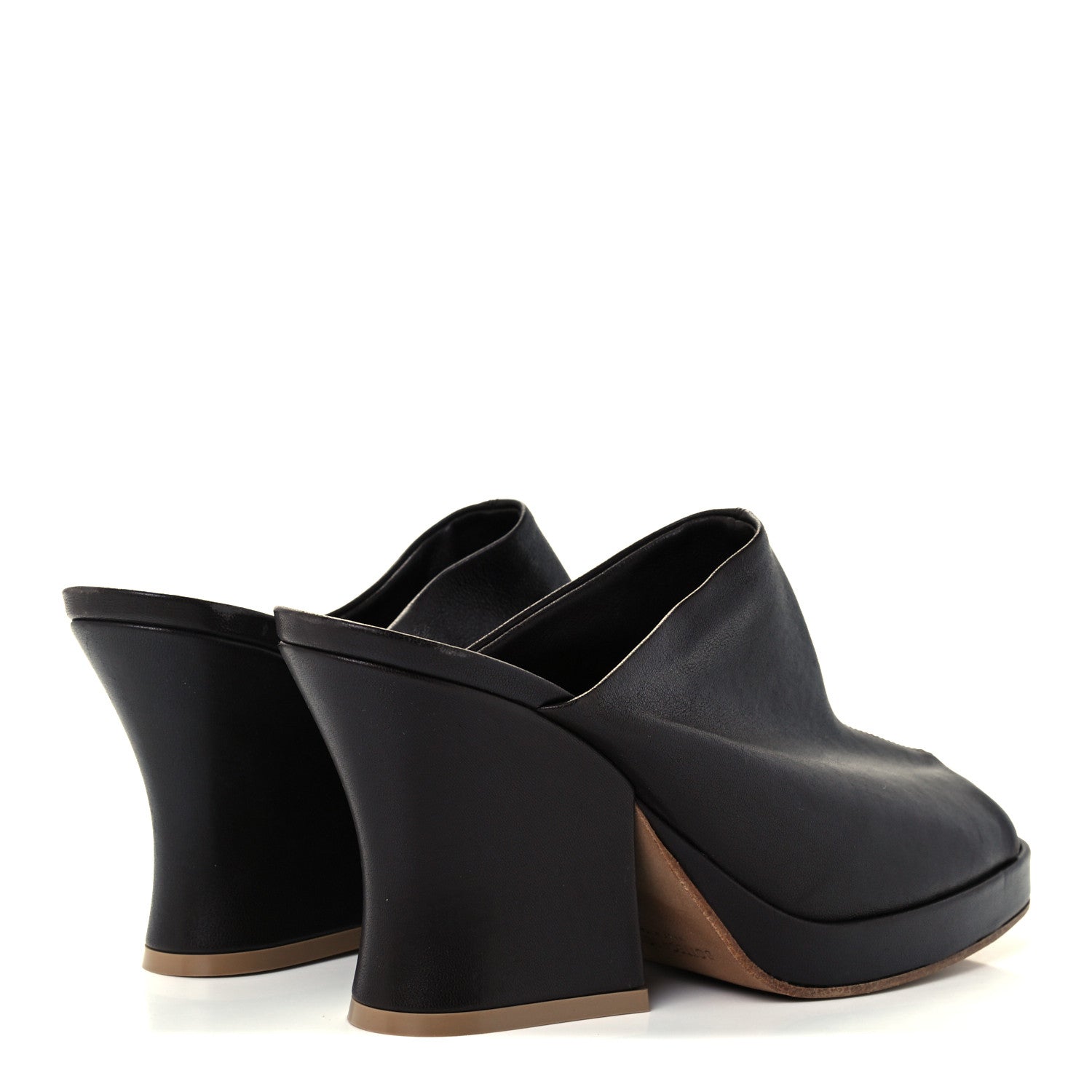 Bottega Veneta Nappa Stack Mule Sandals 39 Fondente 4 of 9