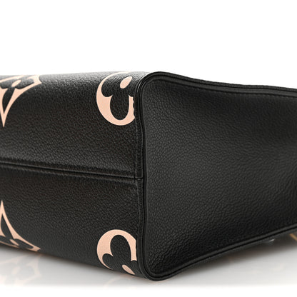 Louis Vuitton Empreinte Monogram Giant Onthego PM Black Beige 9 of 10