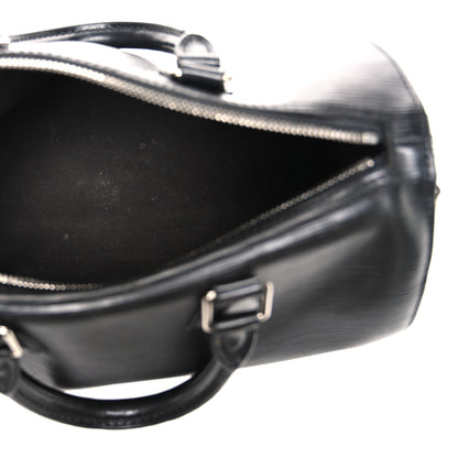 Louis Vuitton Epi Speedy 30 Black 5 of 10