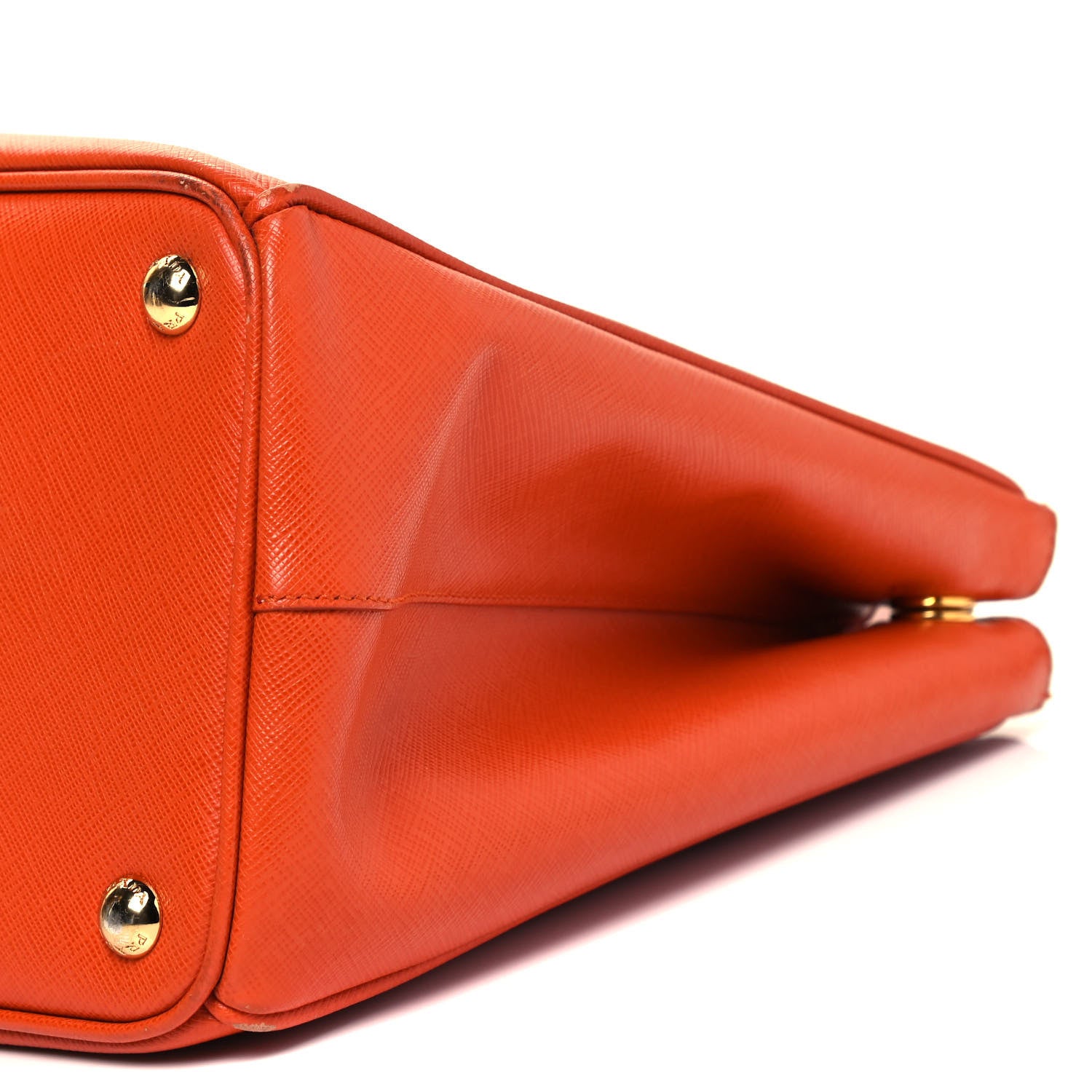 Prada Saffiano Medium Galleria Double Zip Tote Papaya 9 of 11