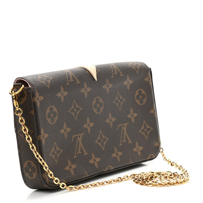 Louis Vuitton Monogram Lovely Birds Pochette Felicie Chain Wallet 4 of 12