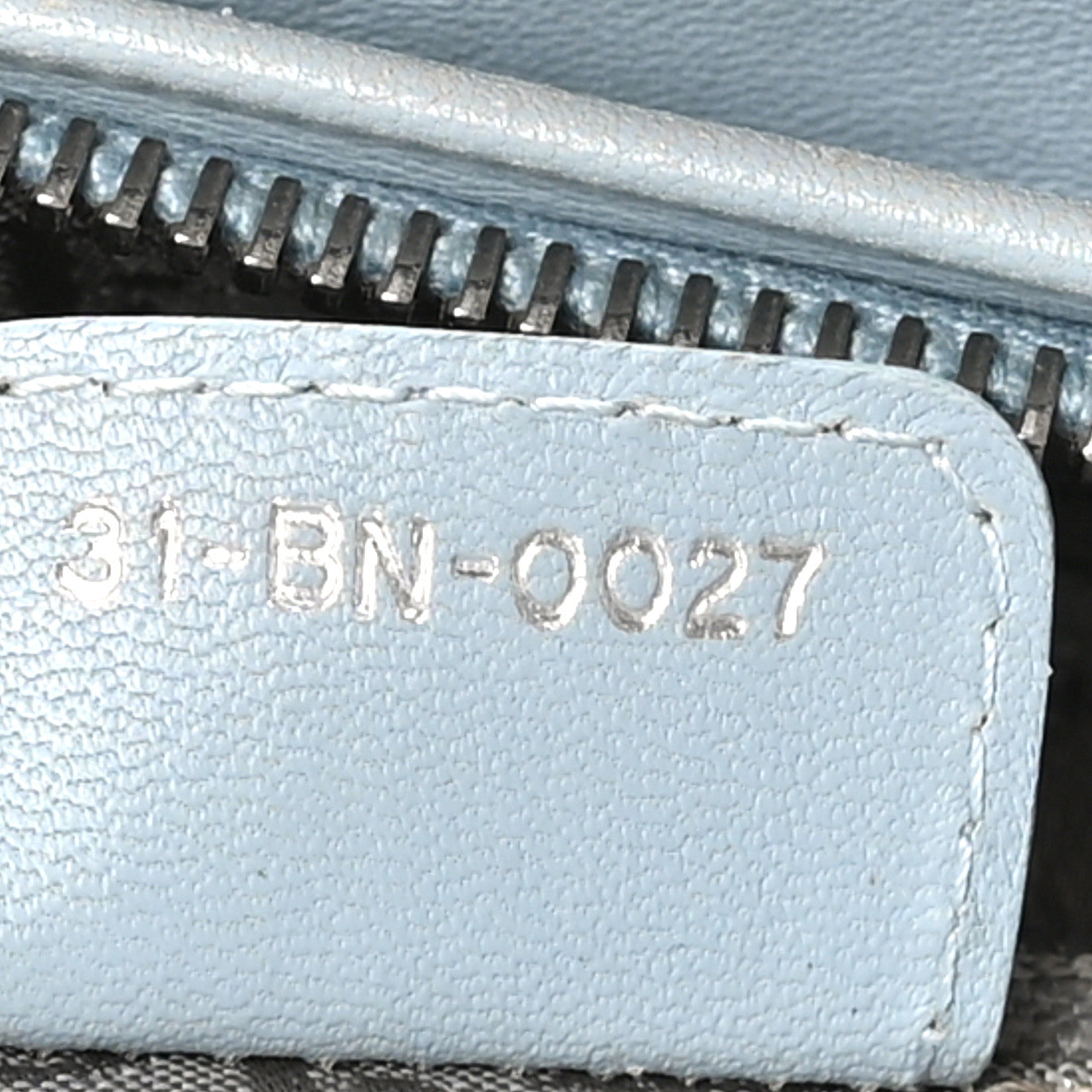 Christian Dior Lambskin Cannage Medium Lady Dior Light Blue