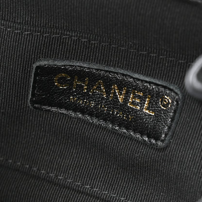 Chanel Lambskin Quilted Small Duma Drawstring Backpack Black 5 of 9