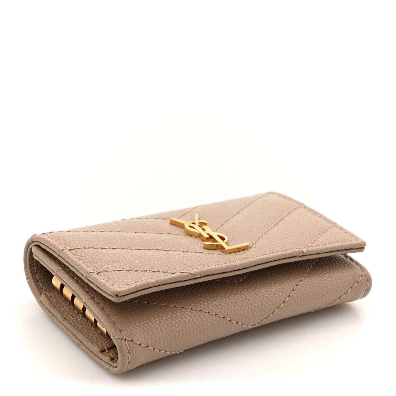 Saint Laurent Grain de Poudre Matelasse Cassandre Monogram Slim