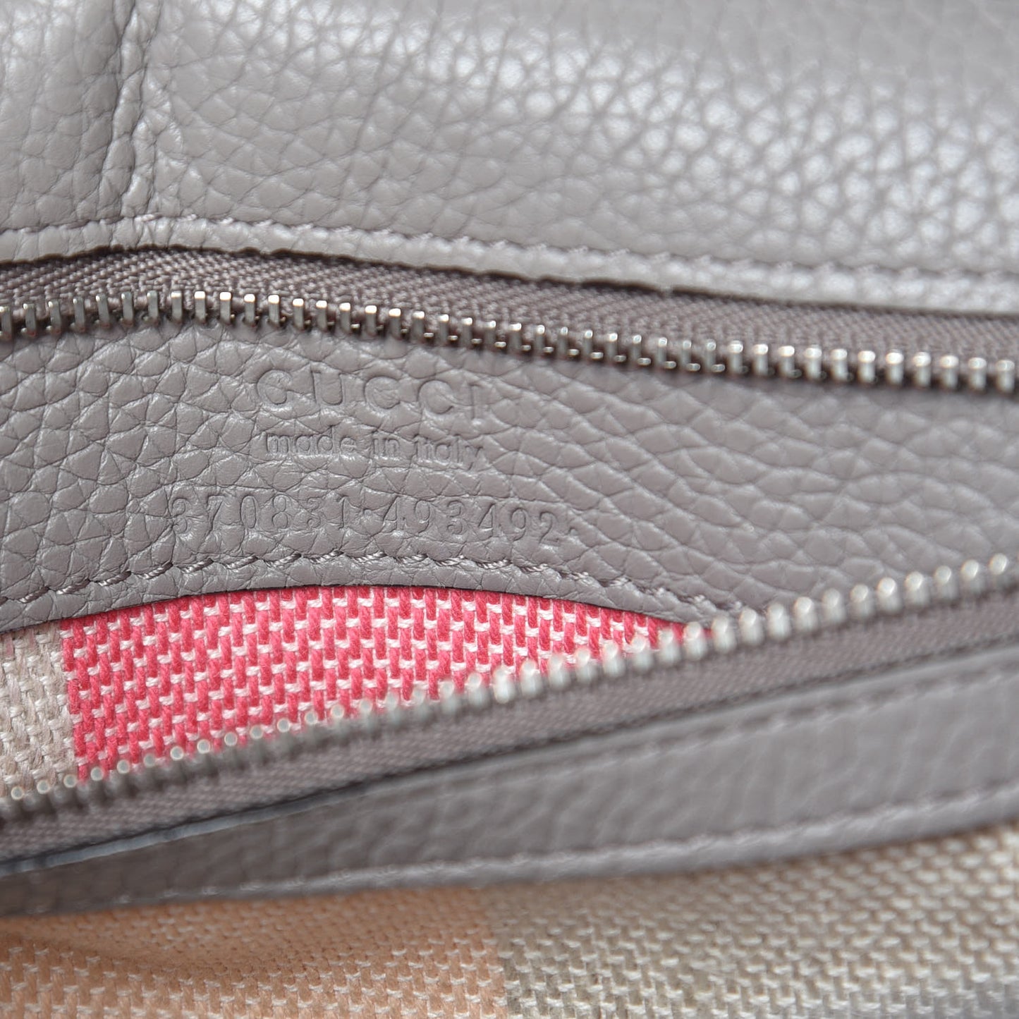 Cellarius Calfskin Small Bamboo Daily Top Handle Bag Storm Grey