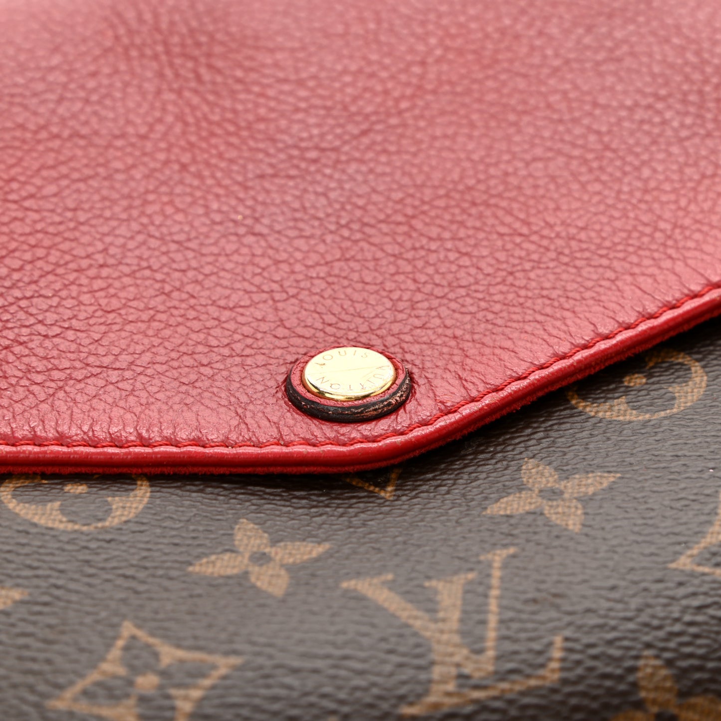 Monogram Twice Pochette Cherry