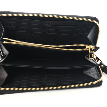 Louis Vuitton Empreinte Zippy Wallet Black 5 of 8