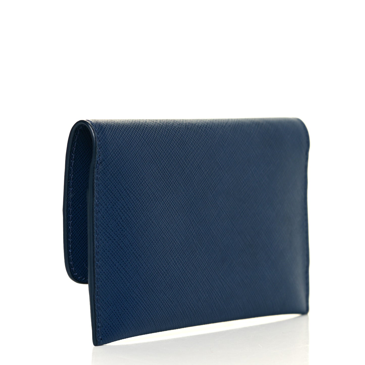 Saffiano Metal Flap Wallet Bluette
