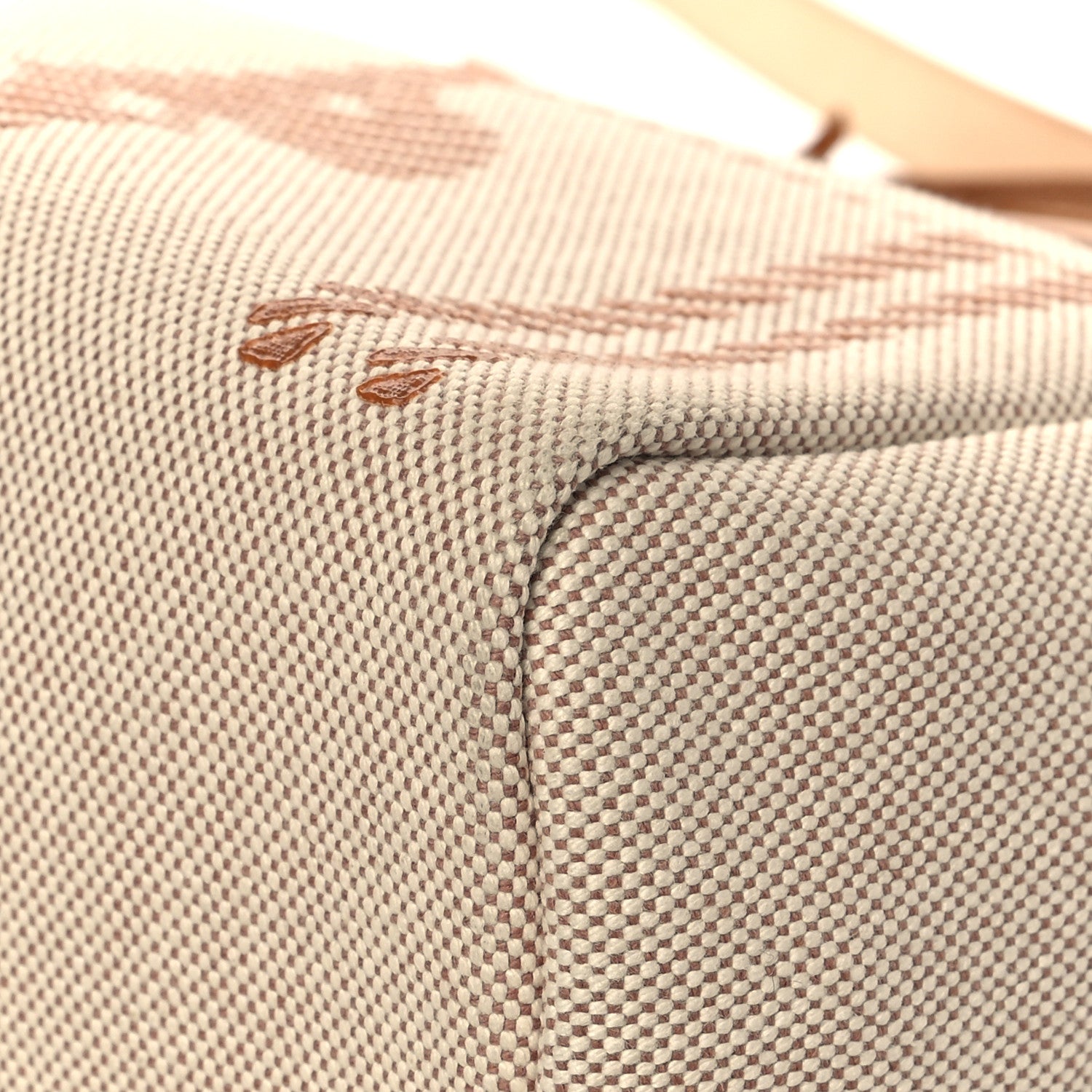 Hermes Vache Hunter Toile H Brides de Gala Herbag Zip Retourne 31 PM Natural 12 of 15