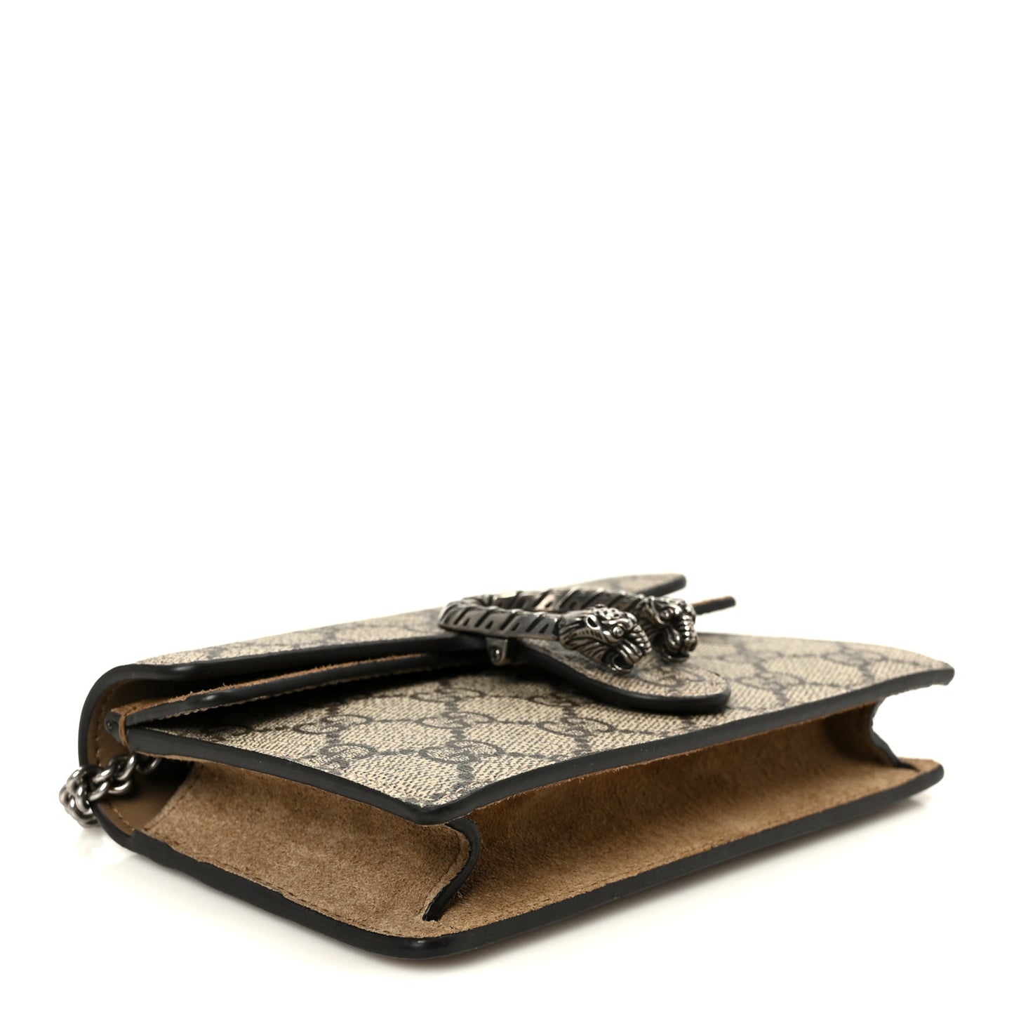 GG Supreme Monogram Super Mini Dionysus Shoulder Bag Taupe