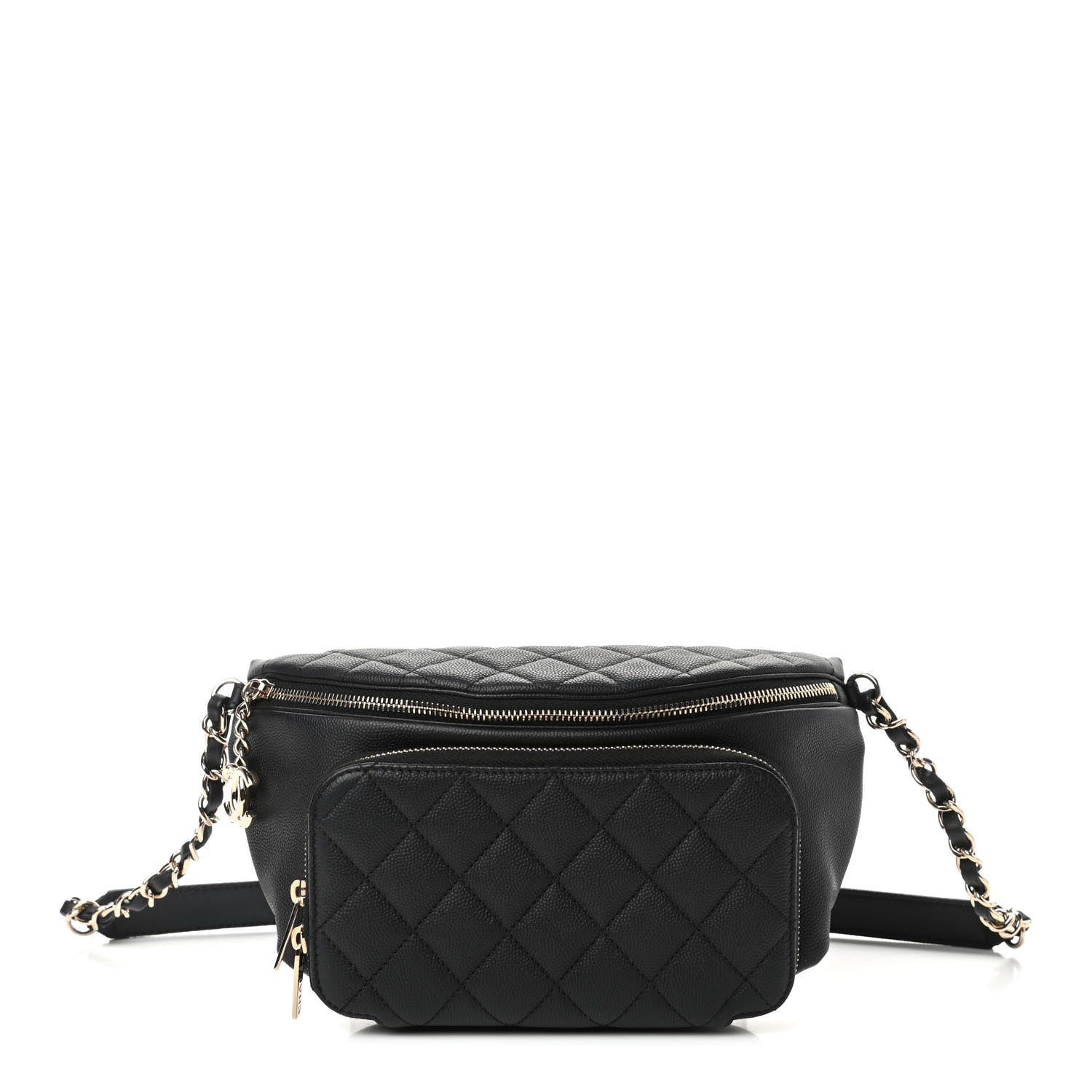 Chanel Caviar Quilted Business Affinity Waist Belt Bag Black 1 of 4