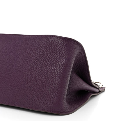 Hermes Taurillon Clemence Jypsiere 34 Ultraviolet 10 of 11