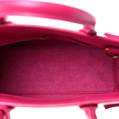 Saint Laurent Calfskin Nano Sac De Jour Lipstick Fuchsia 5 of 23