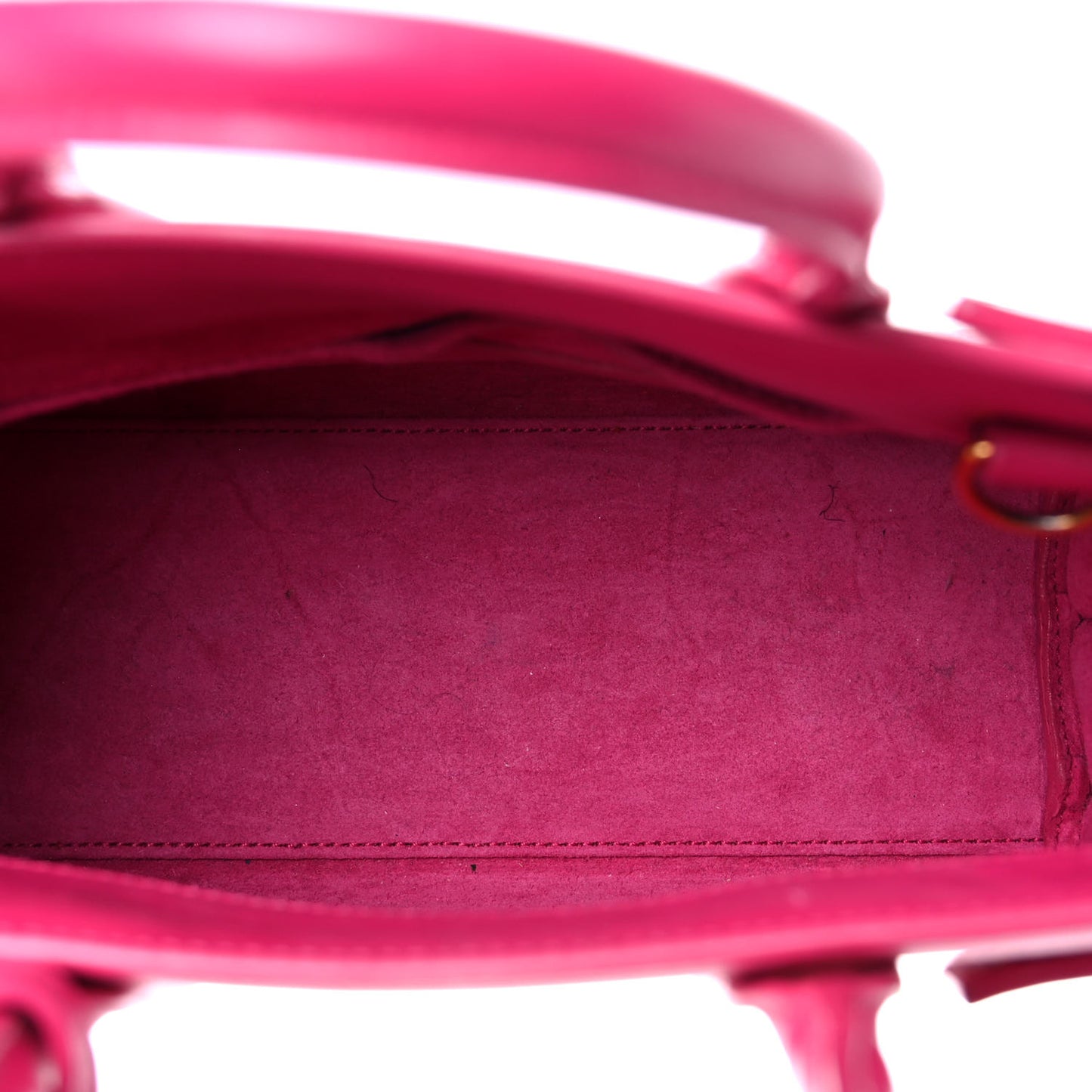 Calfskin Nano Sac De Jour Lipstick Fuchsia