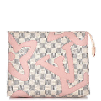 Louis Vuitton Damier Azur Tahitienne Toiletry Pouch 26 1 of 7