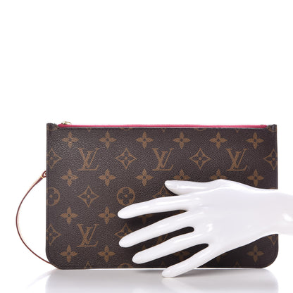 Louis Vuitton Monogram Neverfull MM GM Pochette Pivoine 2 of 8
