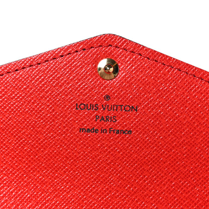 Louis Vuitton Monogram Sarah Wallet NM Coquelicot 7 of 8