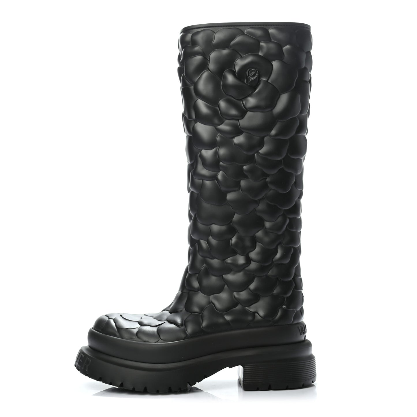 Rubber Atelier 03 Rose Edition 30/50mm Tall Rainboots 37 Black