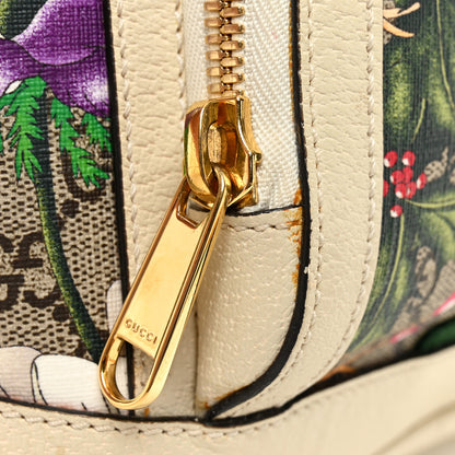 Gucci GG Supreme Monogram Flora Web Small Ophidia Day Backpack White 15 of 15