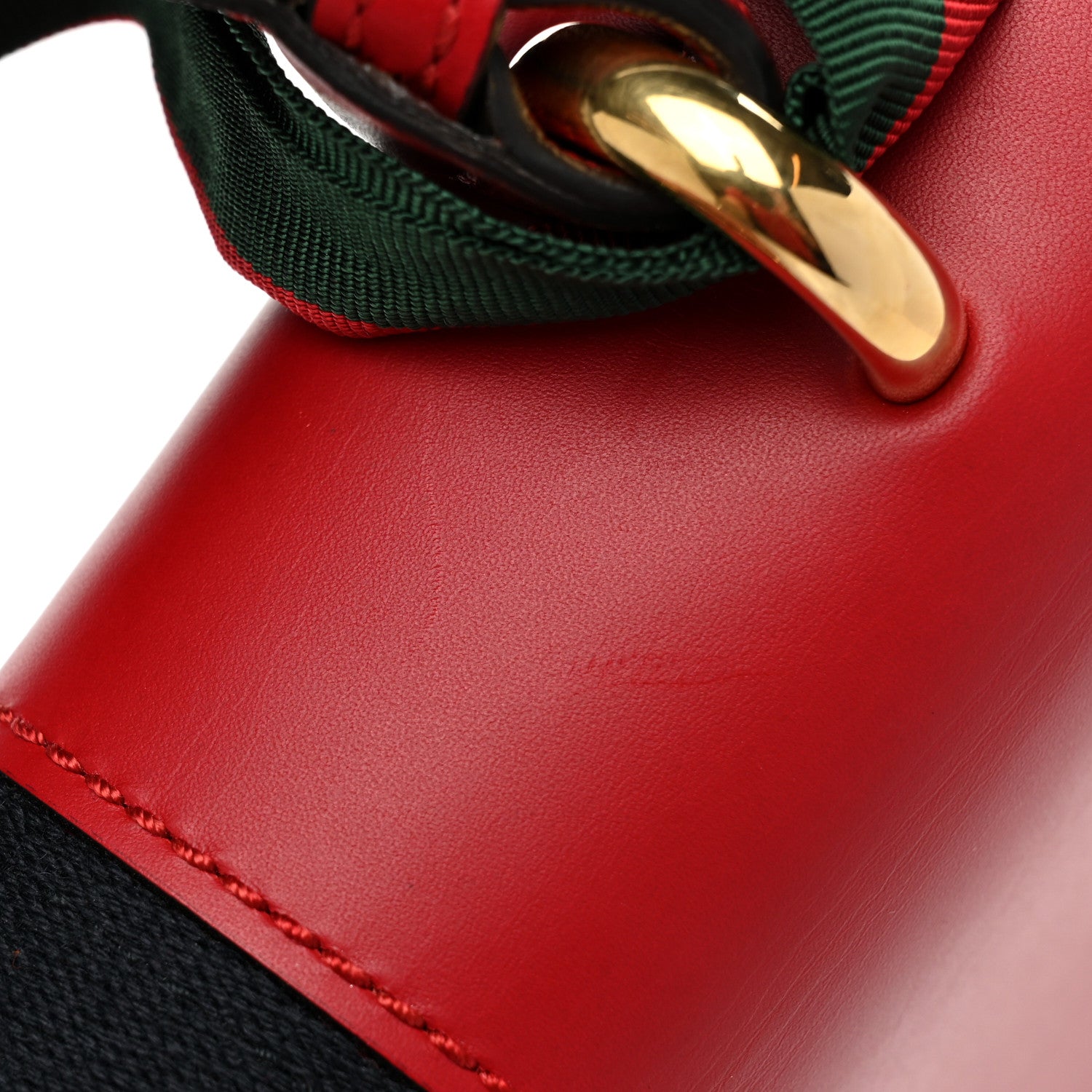 Gucci Calfskin Small Sylvie Shoulder Bag Hibiscus Red 12 of 12