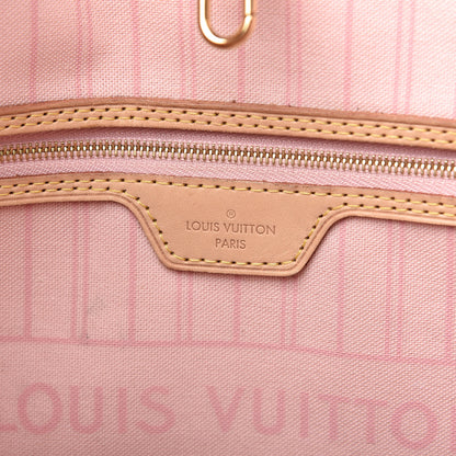 Louis Vuitton Damier Azur Neo Neverfull GM Rose Ballerine 8 of 11