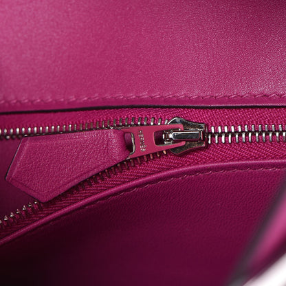 Hermes Swift Birkin 25 Rose Pourpre 20 of 35