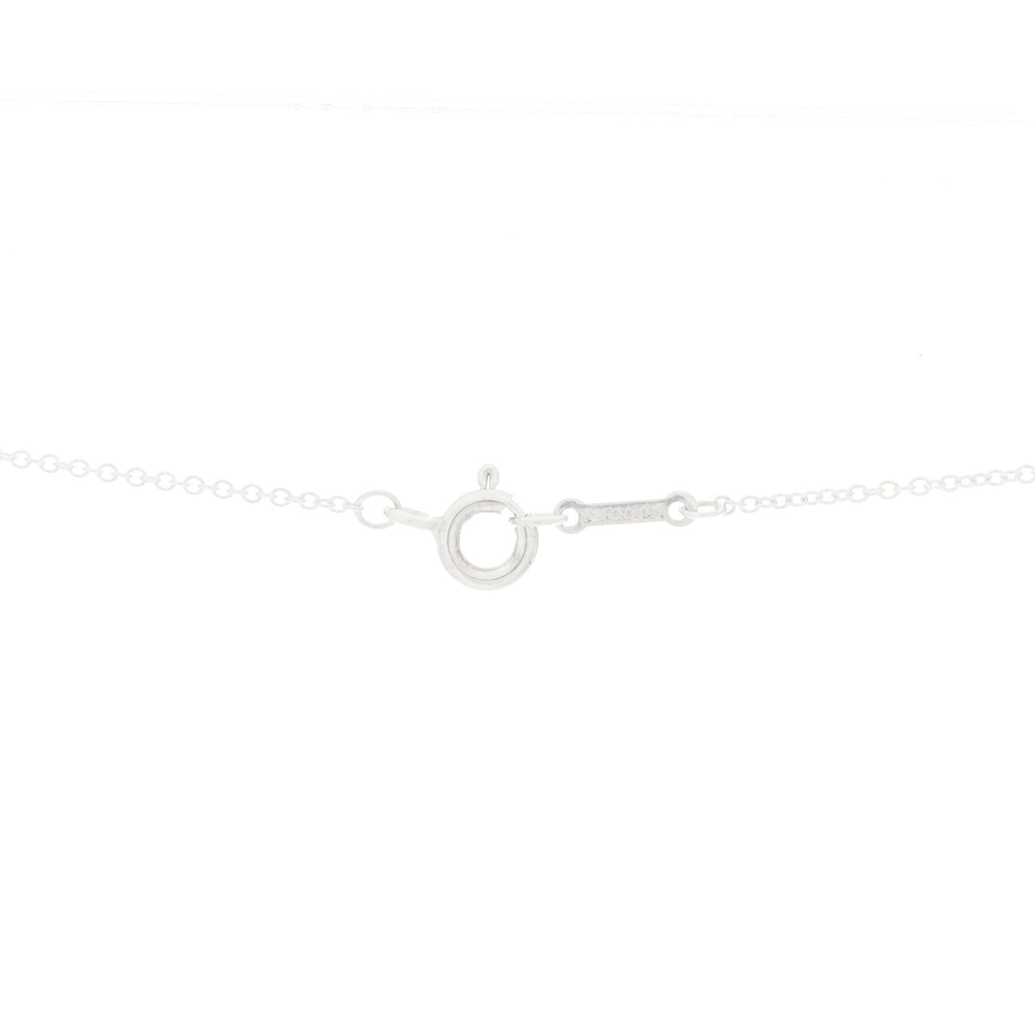 Tiffany Sterling Silver Paloma Picasso Graffiti Love Pendant Necklace 4 of 5