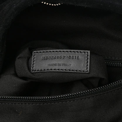 Saint Laurent Suede City Backpack Black 7 of 11