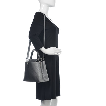 Louis Vuitton Taurillon Capucines PM Chrome 3 of 10