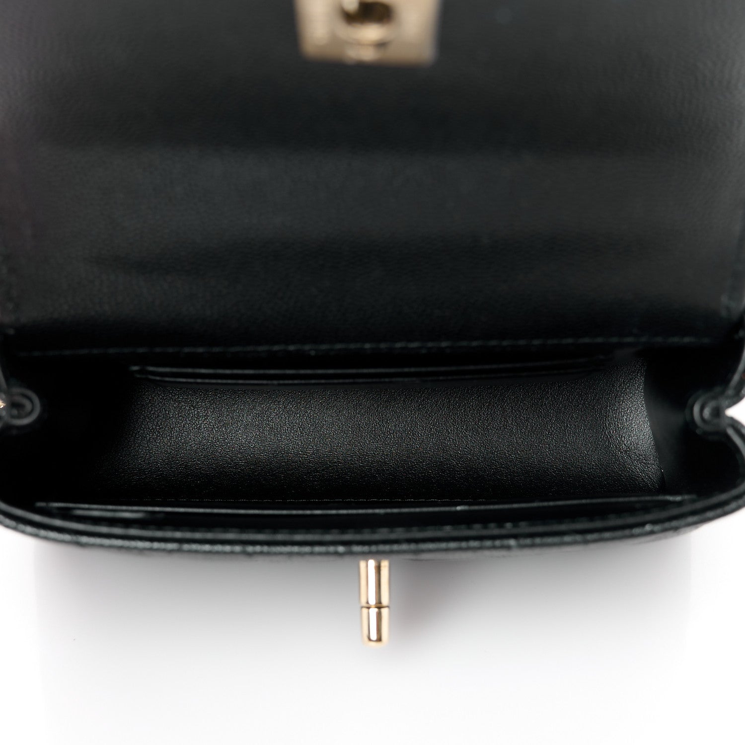 Chanel Iridescent Caviar Quilted Extra Mini Coco Handle Flap Black 5 of 12