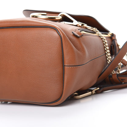 Chloe Suede Calfskin Small Faye Backpack Tan 9 of 10
