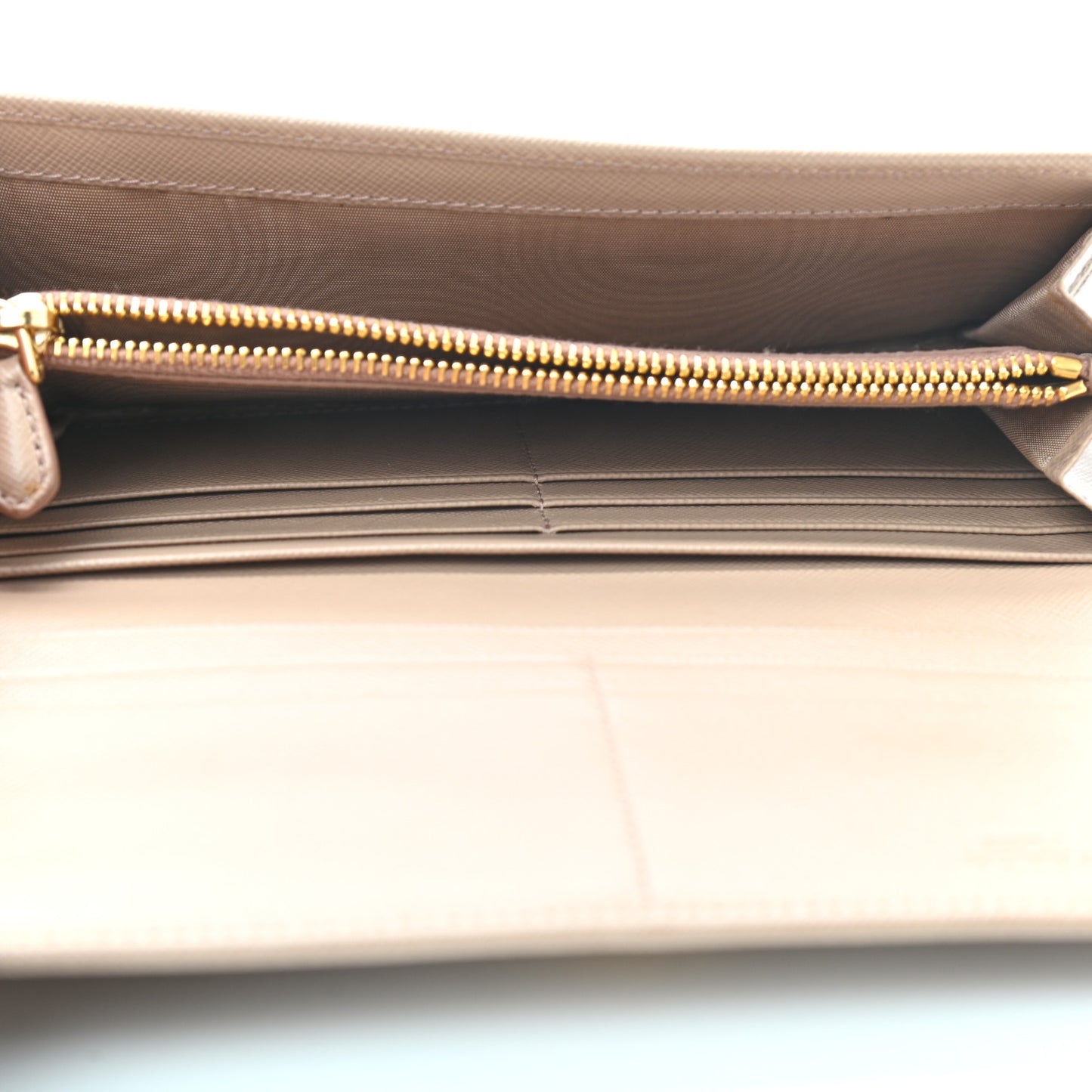 Saffiano Metal Continental Flap Wallet Cammeo