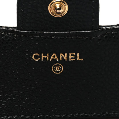 Chanel Caviar Quilted Compact Flap Wallet Black 6 of 9