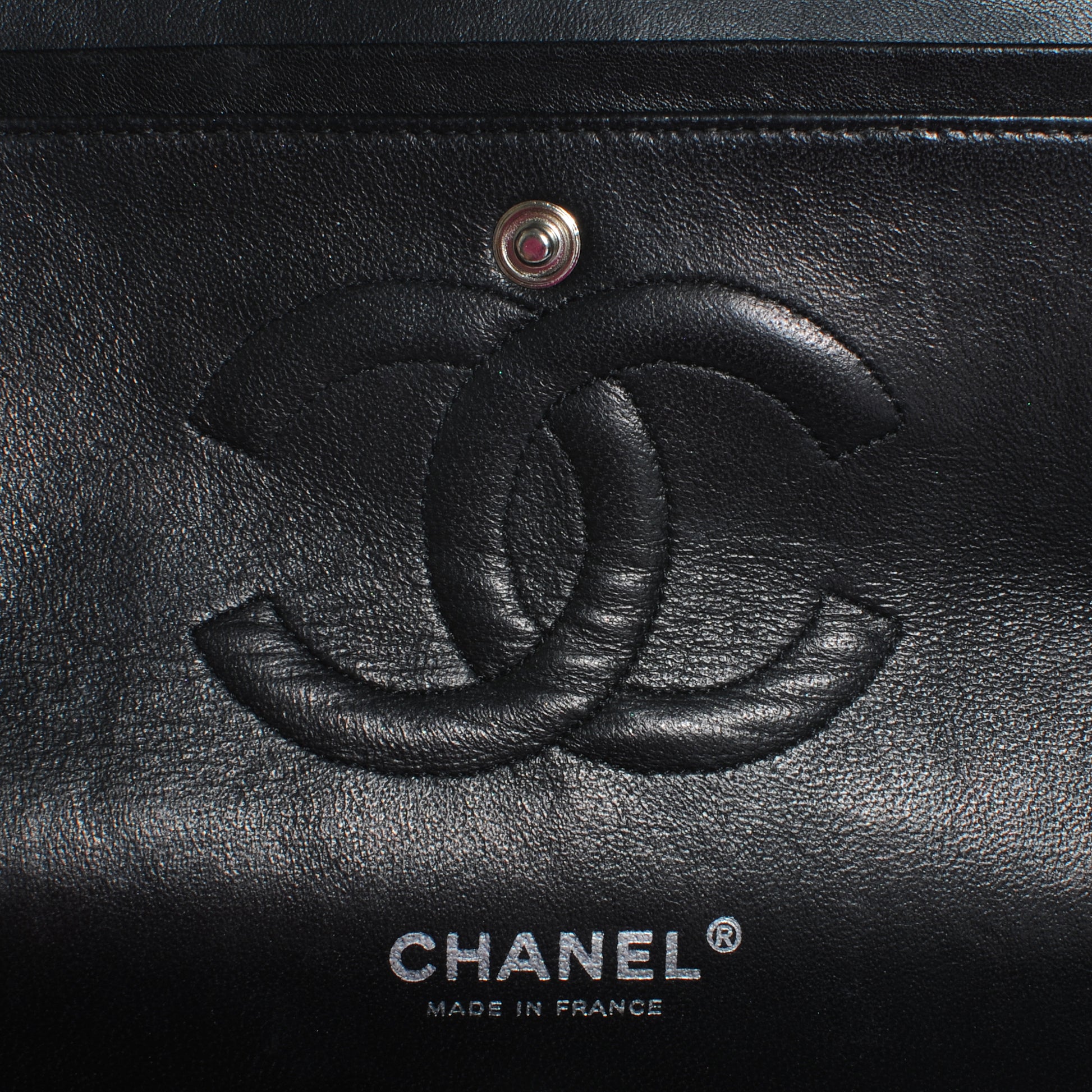Chanel Patent Medium Double Flap Black 7 of 9